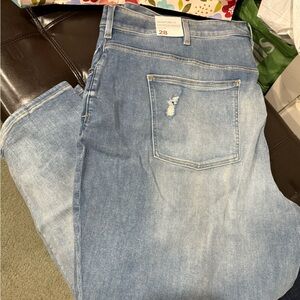 NWT Light Blue Distressed Jeans